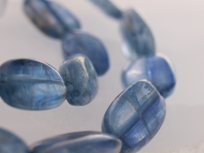 Blue Kyanite Bead Necklace